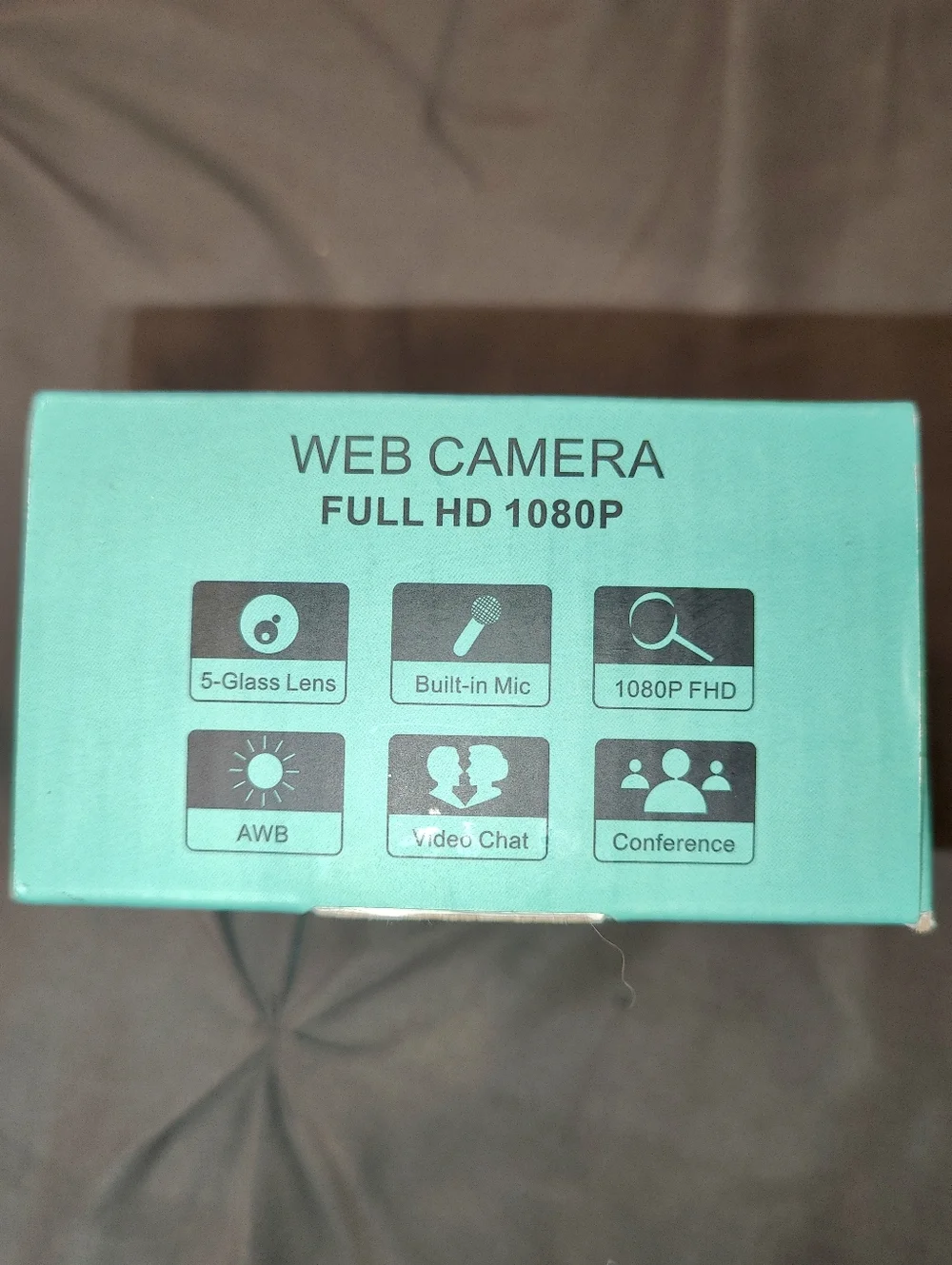 NeonTek AN810 Full HD 1080p Webcam w/ Noise Isolating Mic Plug & Play NEW in Box